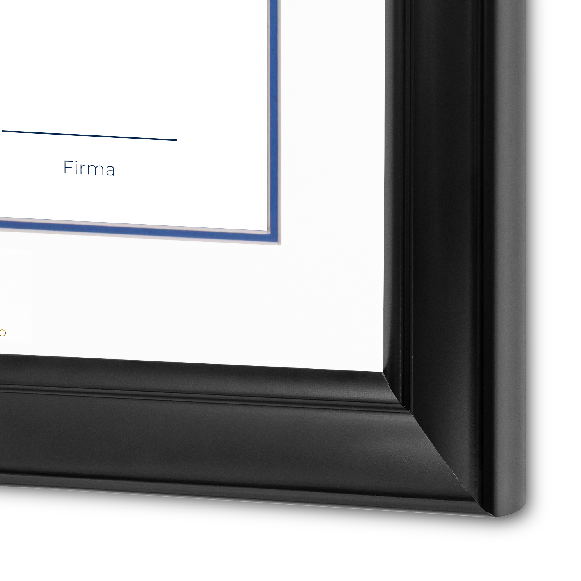 Diploma oficial UAQ Marco color negro