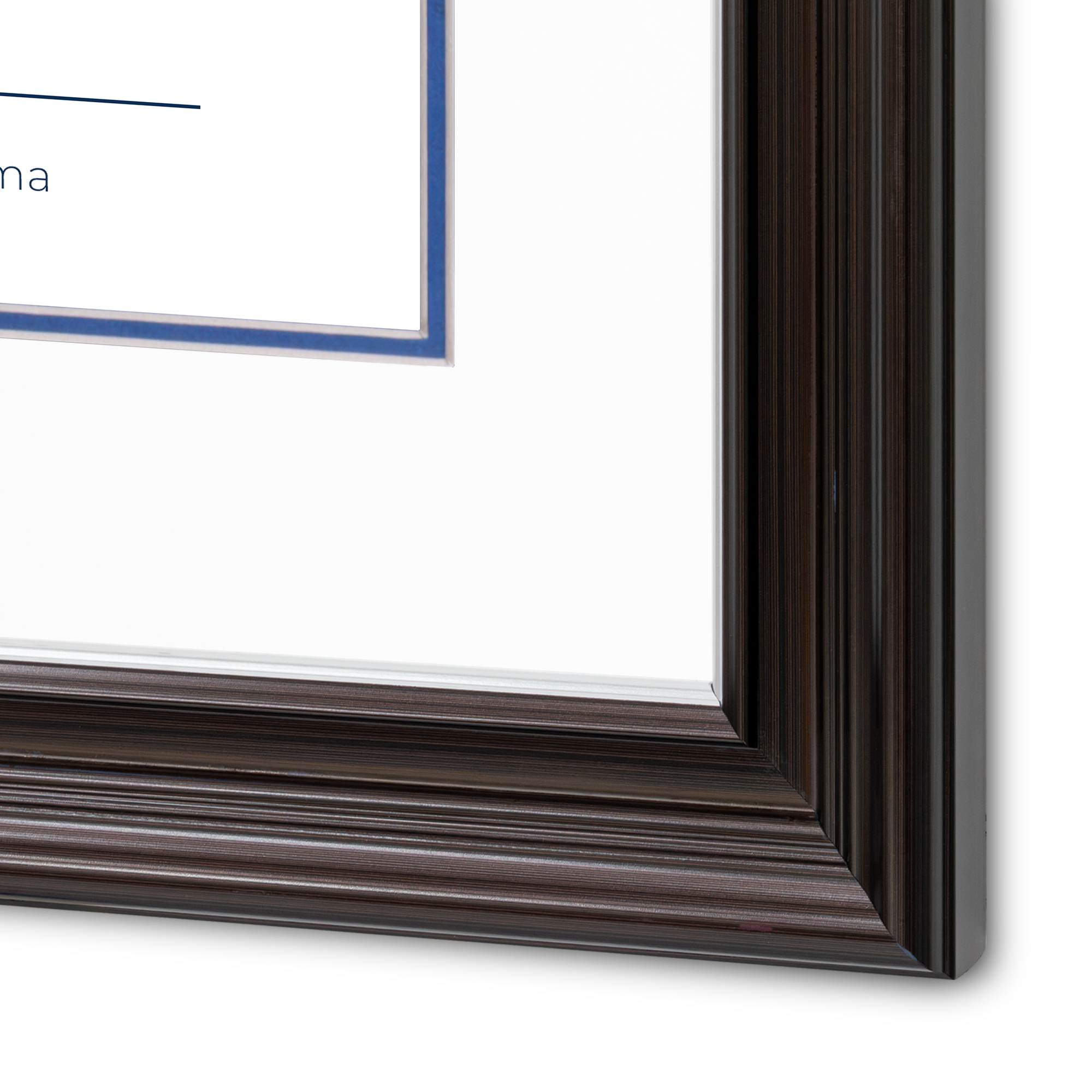 Diploma oficial UAQ marco color negro