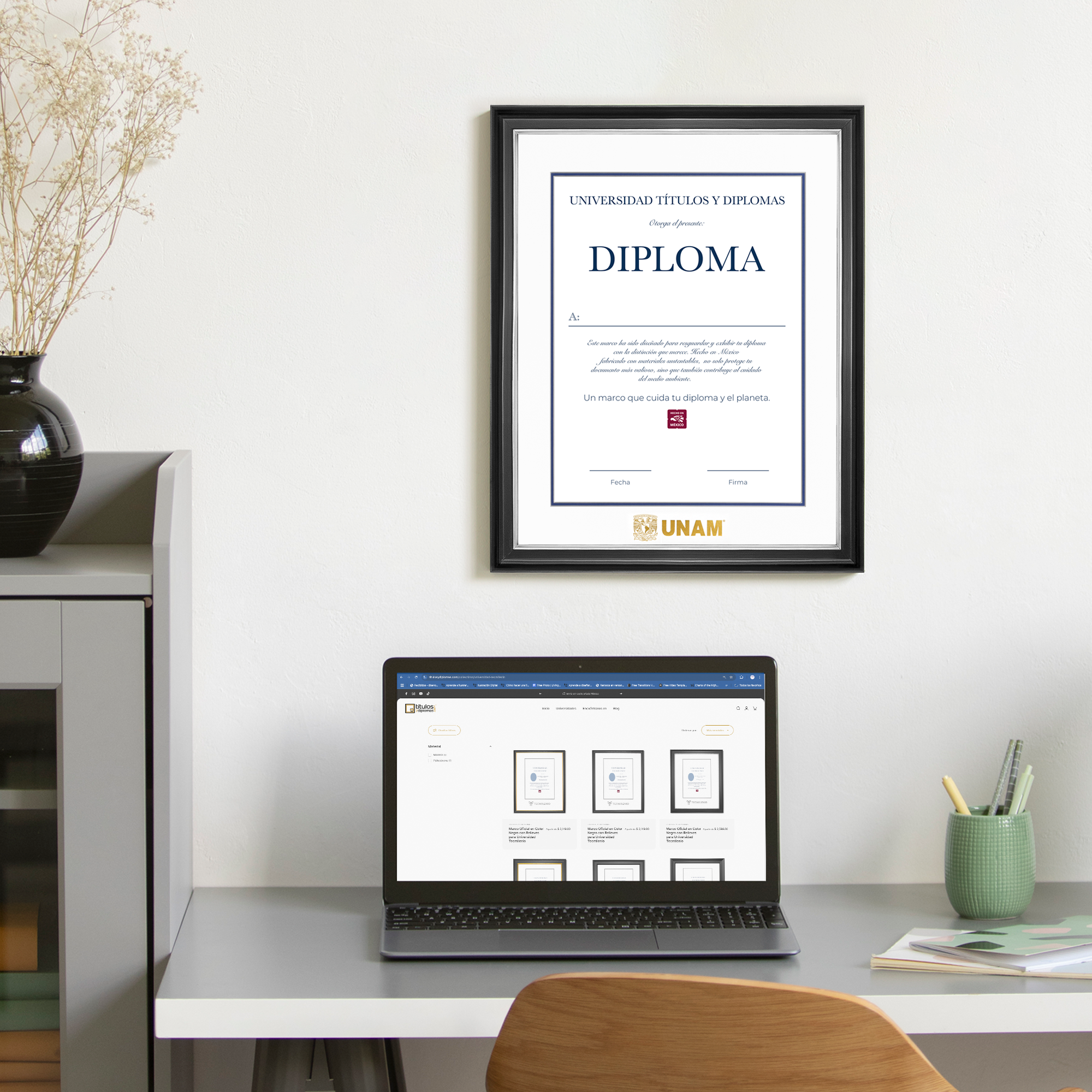 Diploma UNAM de Madera