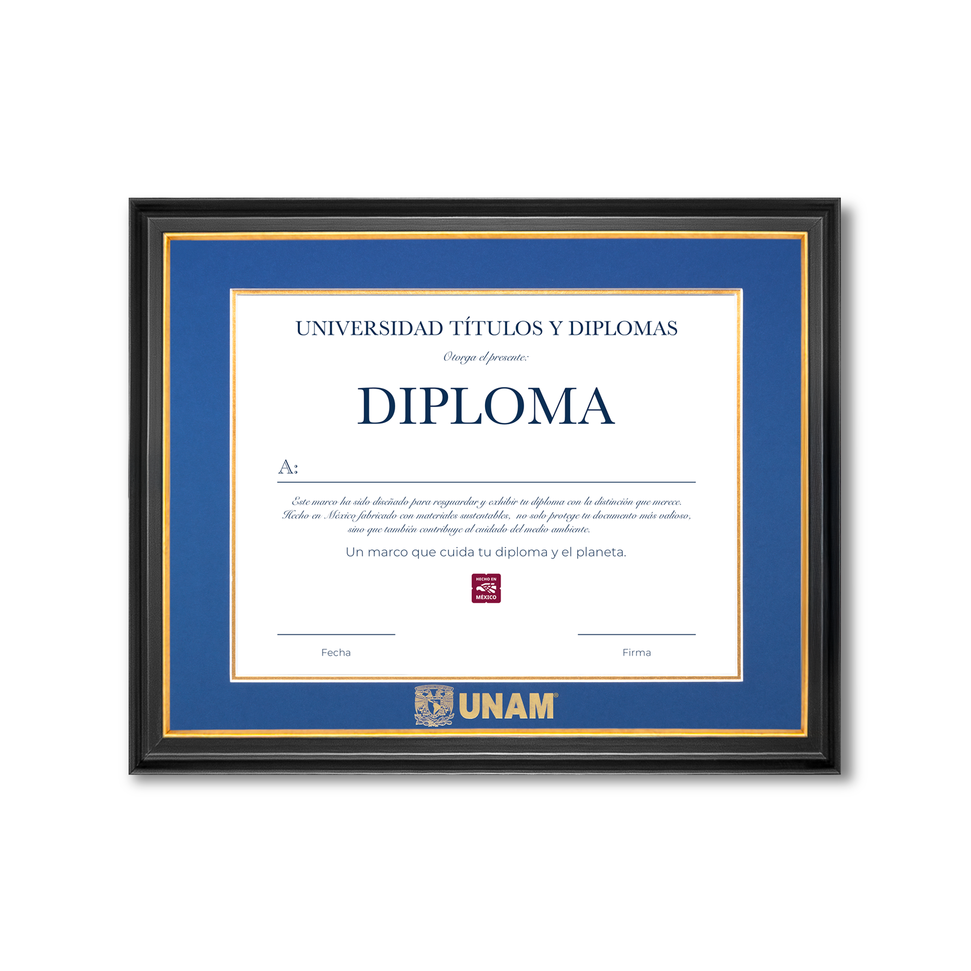 Diploma UNAM de Madera