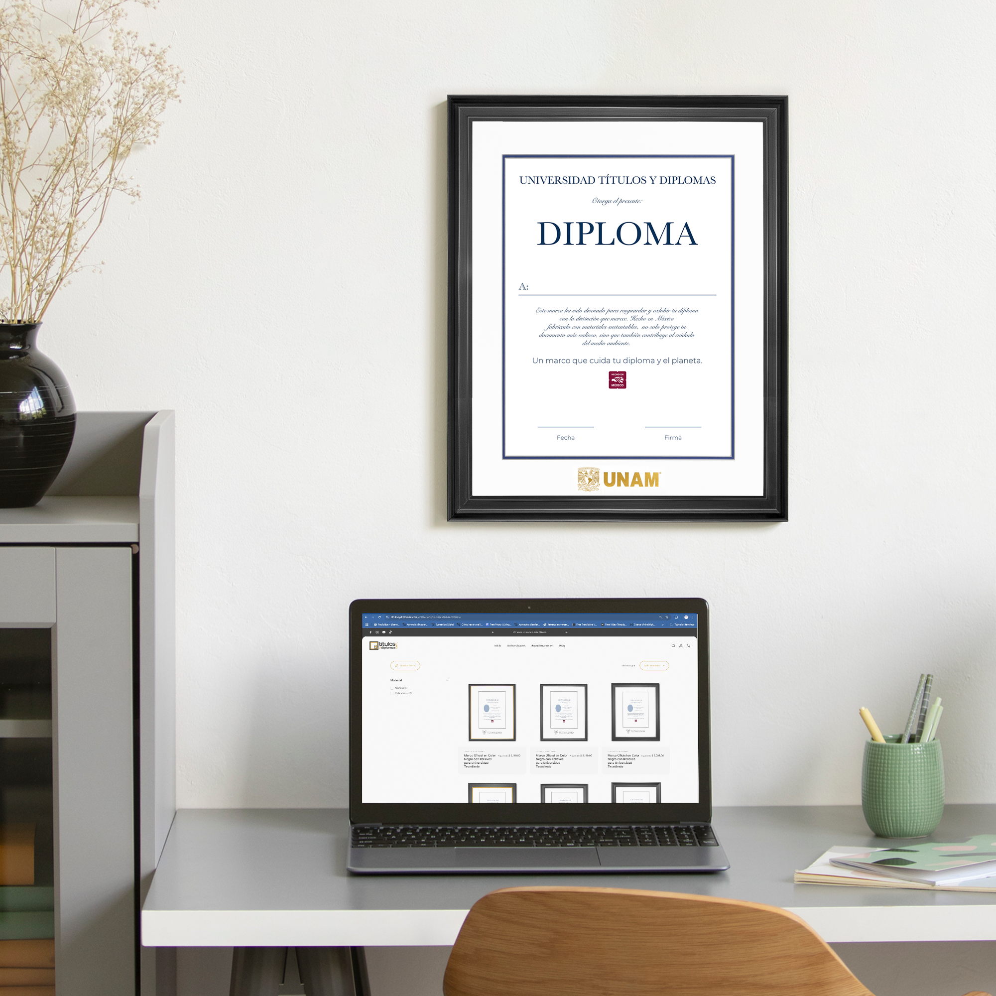 Diploma UNAM de Madera Facultad de Ingeniería