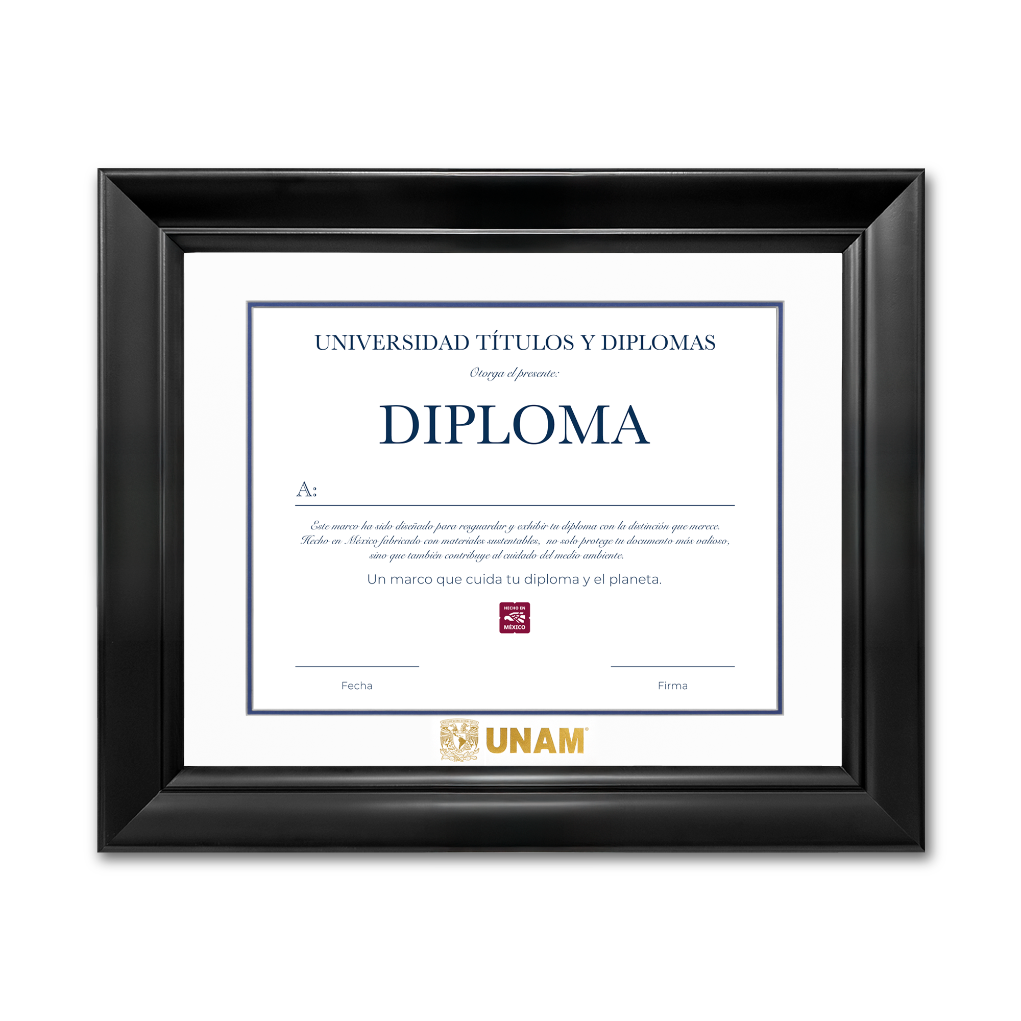 Diploma UNAM de Madera