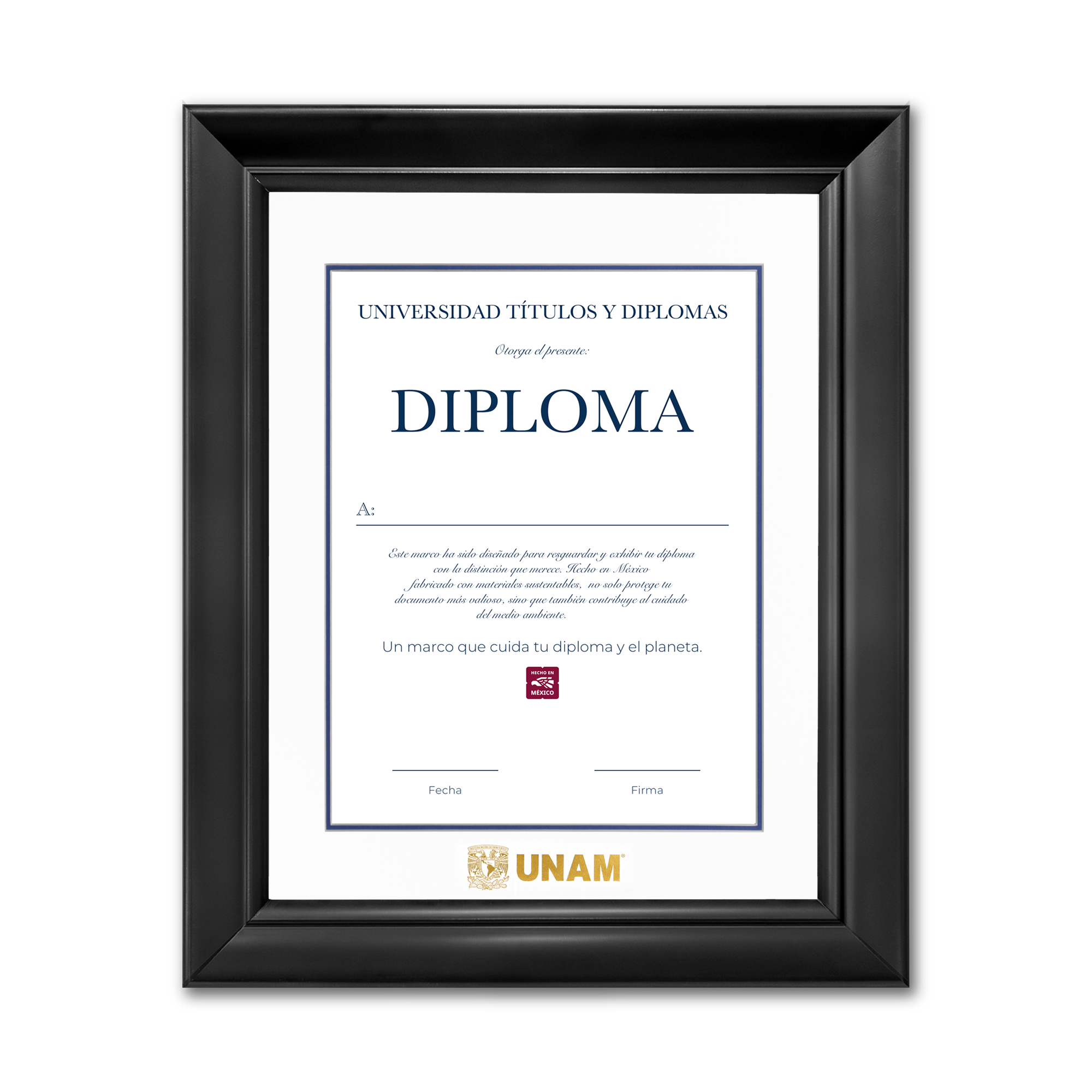 Diploma UNAM de Madera