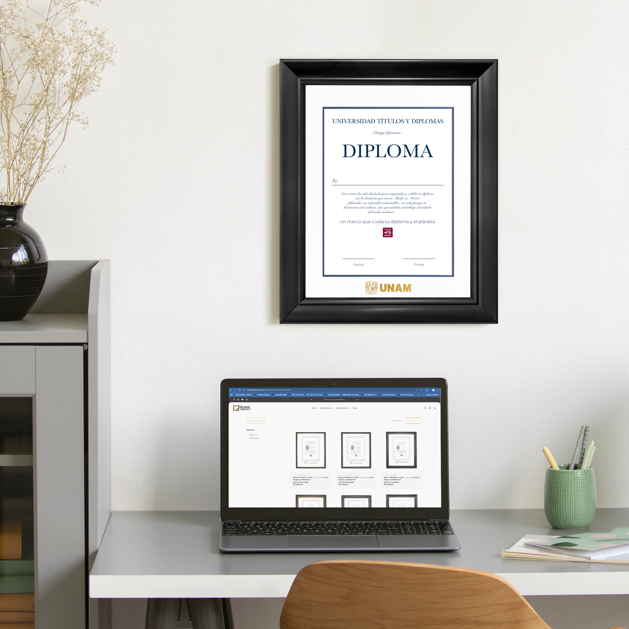 Diploma UNAM de Madera