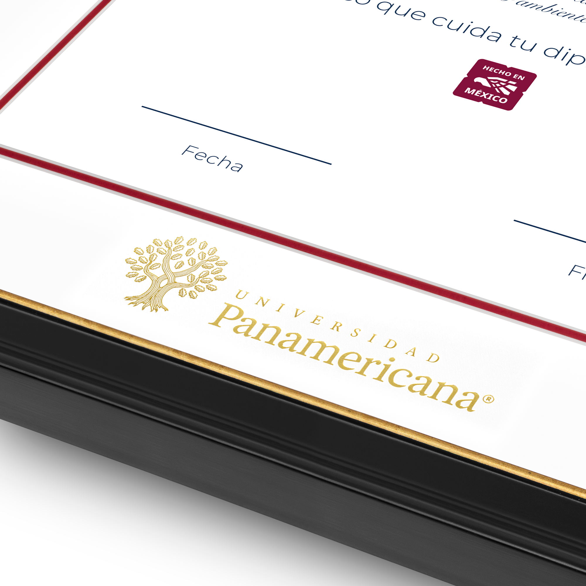 Diploma oficial UP Marco negro