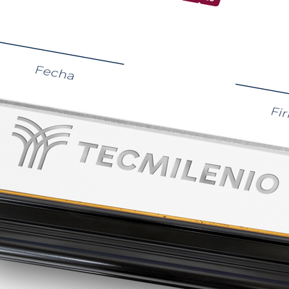Diploma oficial Tecmilenio Marco color negro