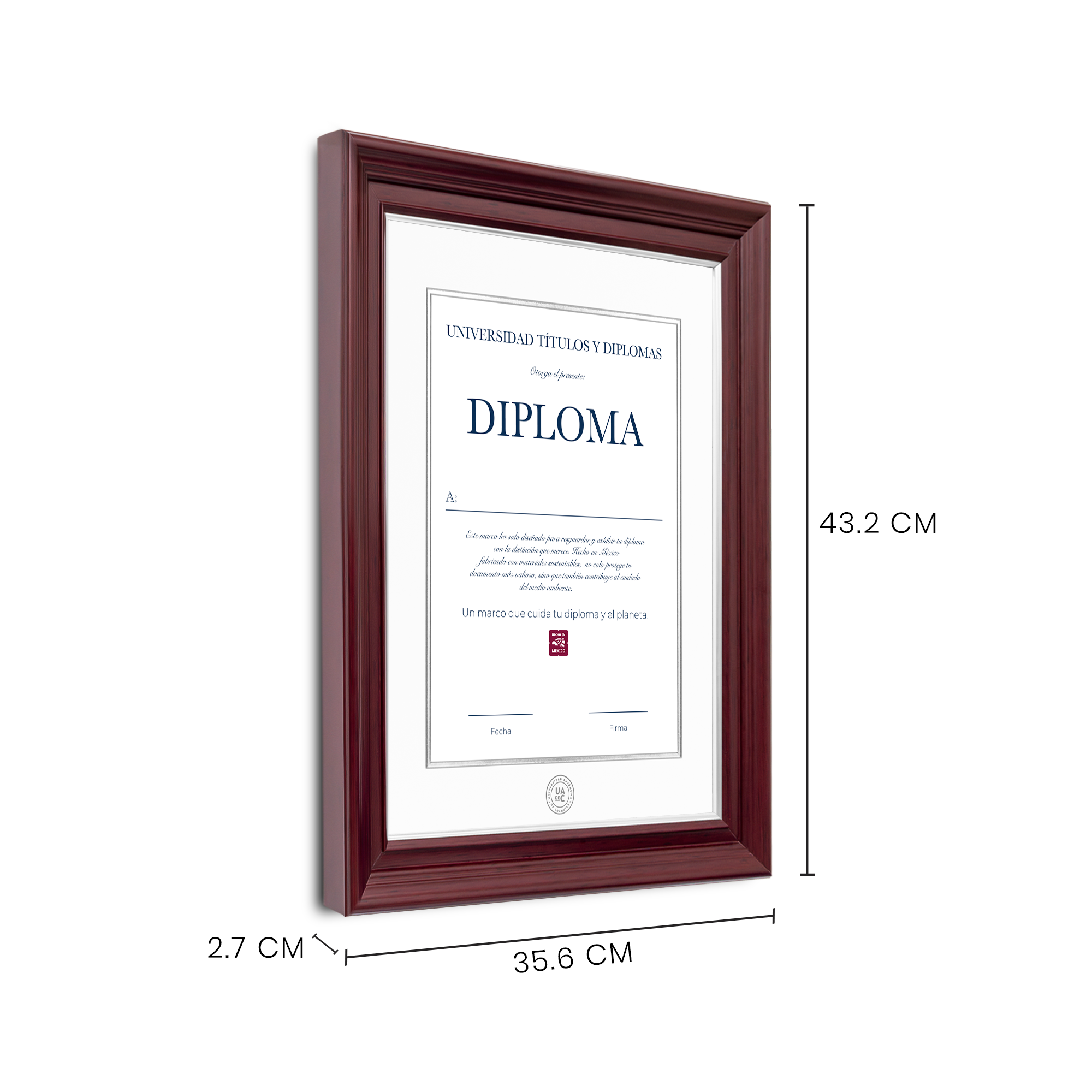 Diploma oficial UAdeC Marco Nogal