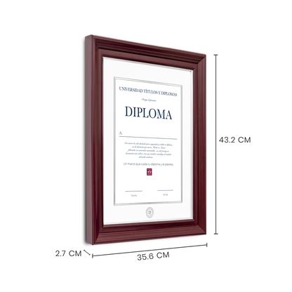 Diploma oficial UAdeC Marco Nogal