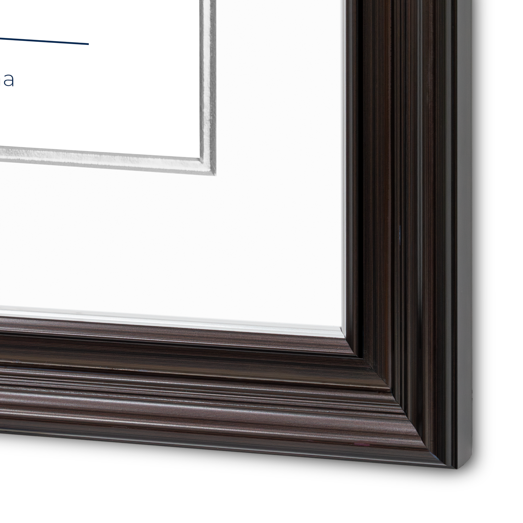 Diploma oficial UAdeC marco color negro