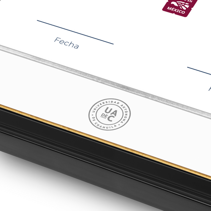 Diploma oficial UAdeC Marco negro