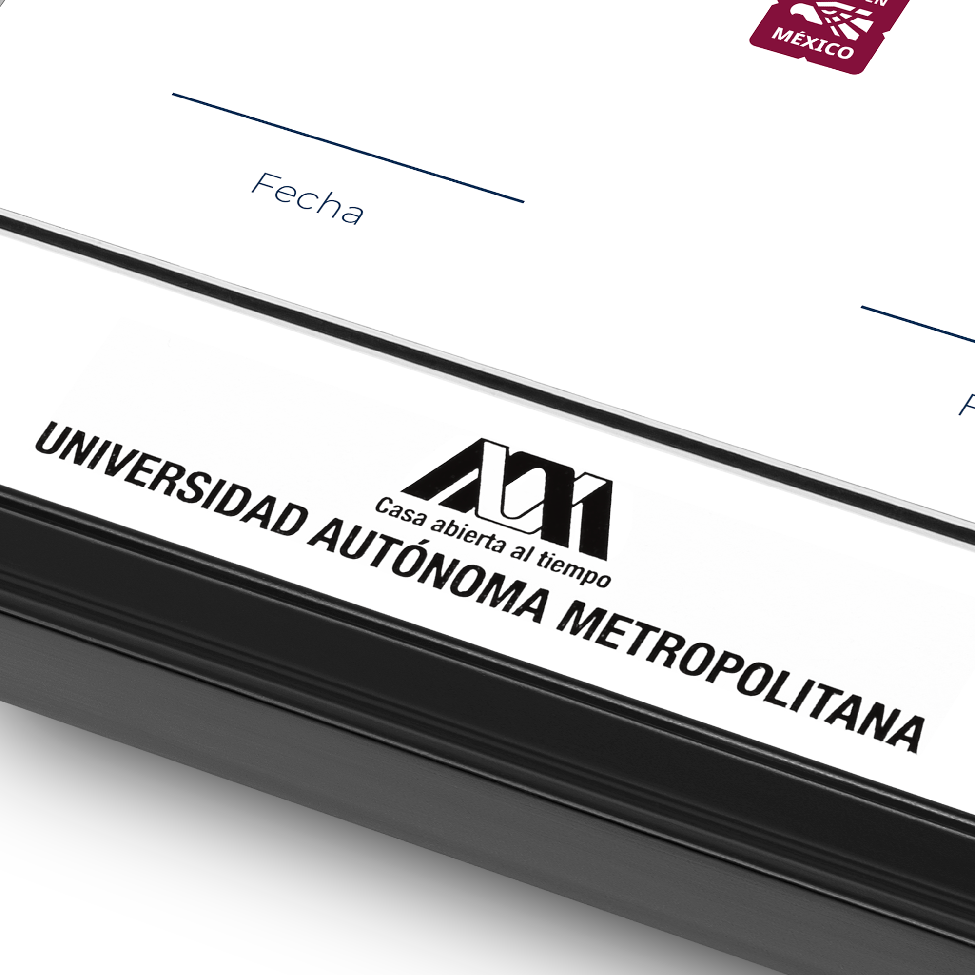 Diploma oficial UAM Marco negro