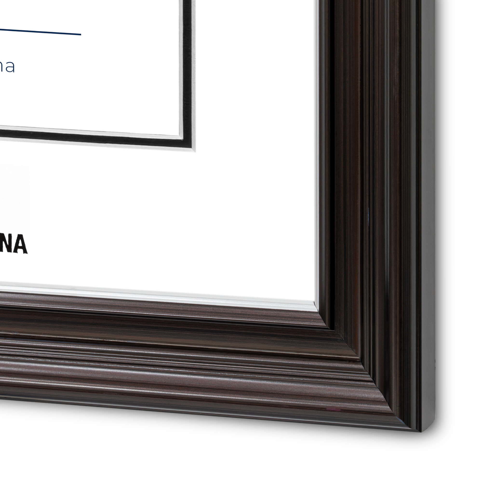 Diploma oficial UAM Marco color negro