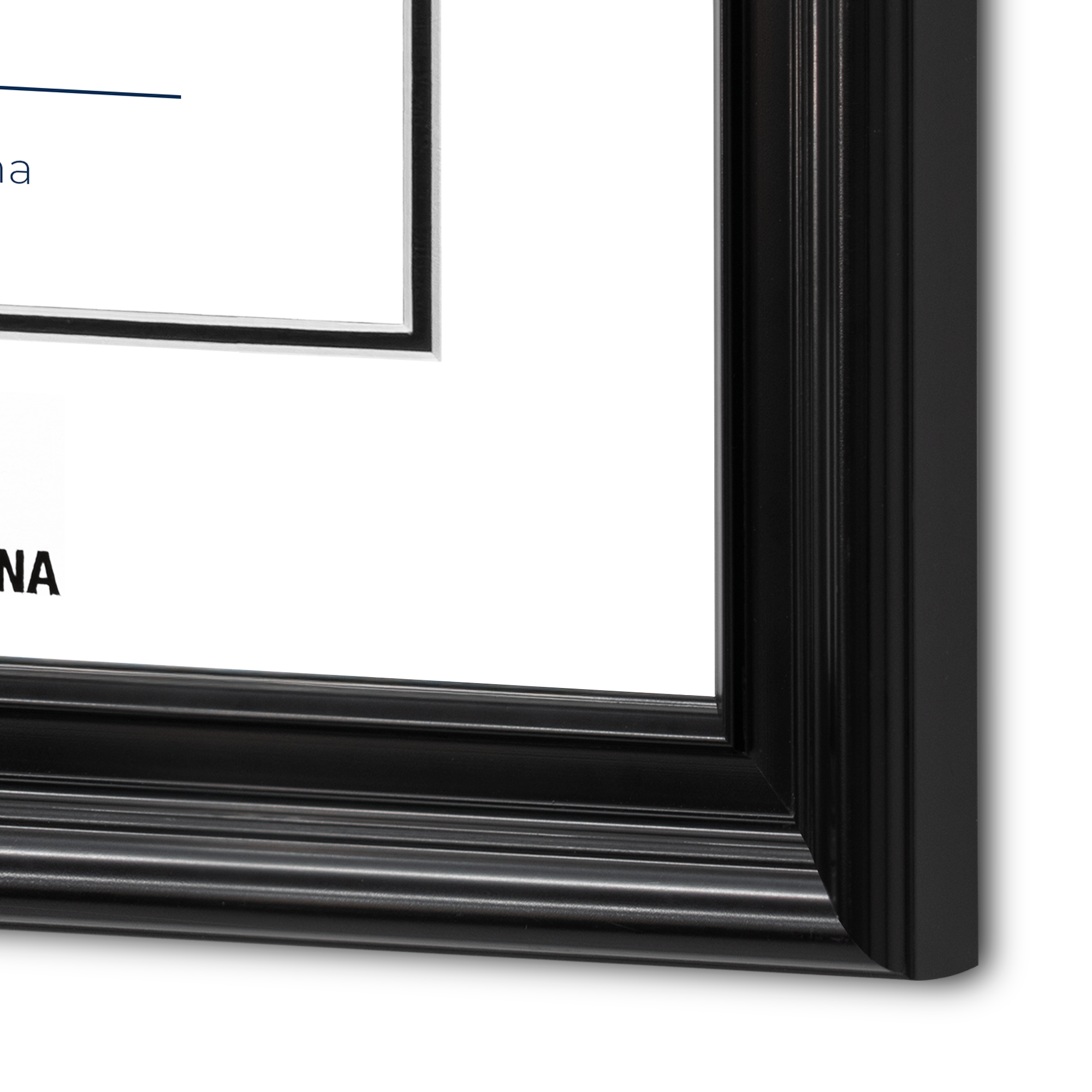 Diploma oficial UAM Marco color caoba