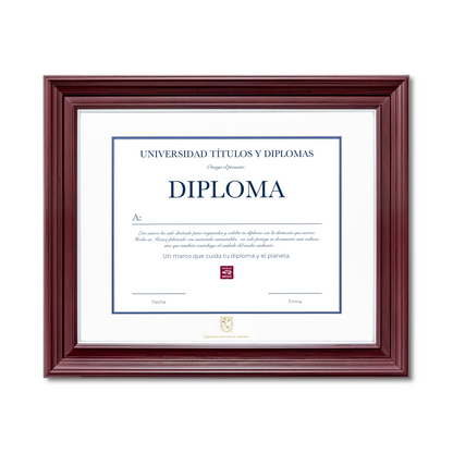 Diploma oficial UAQ Marco negro