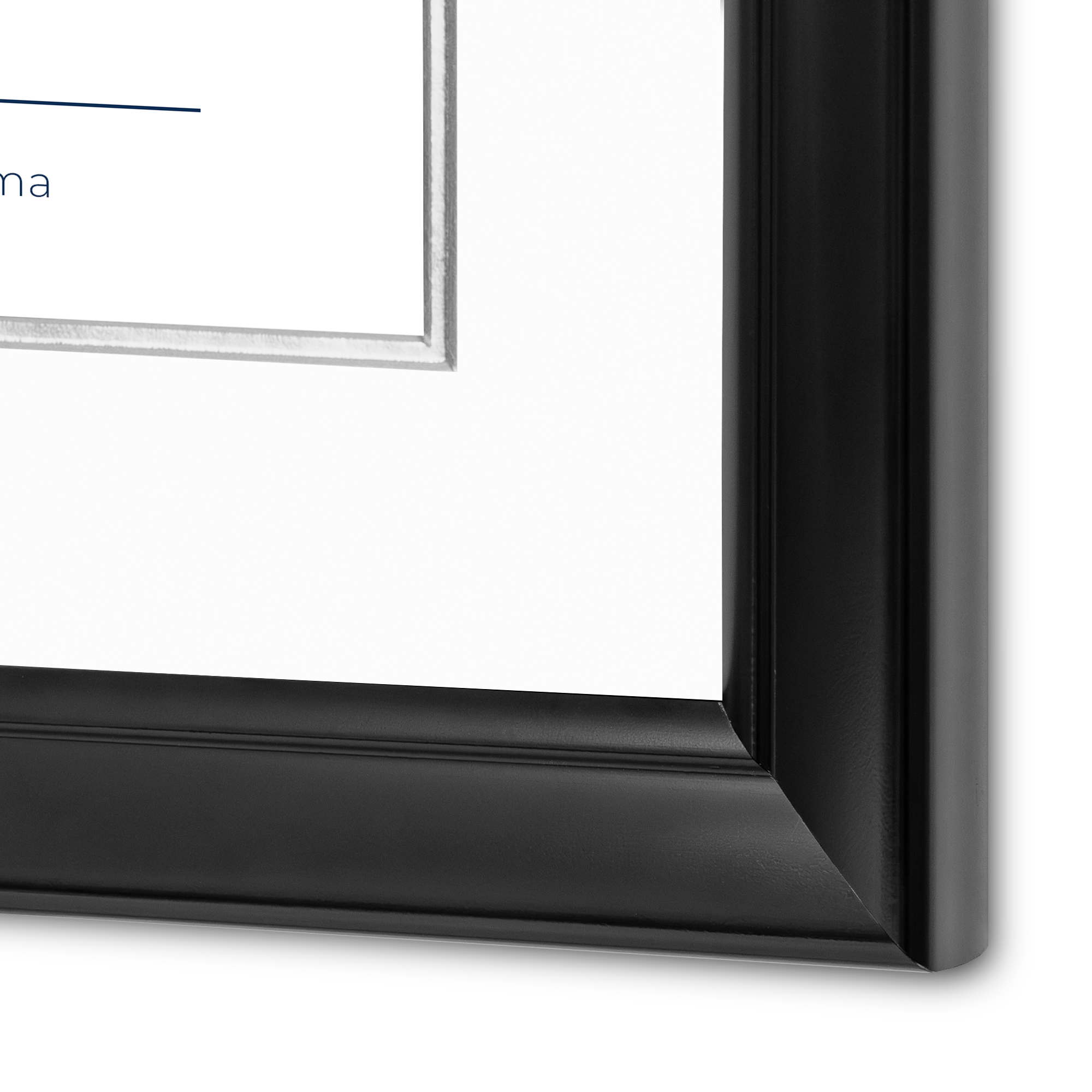 Diploma oficial UAdeC Marco color negro