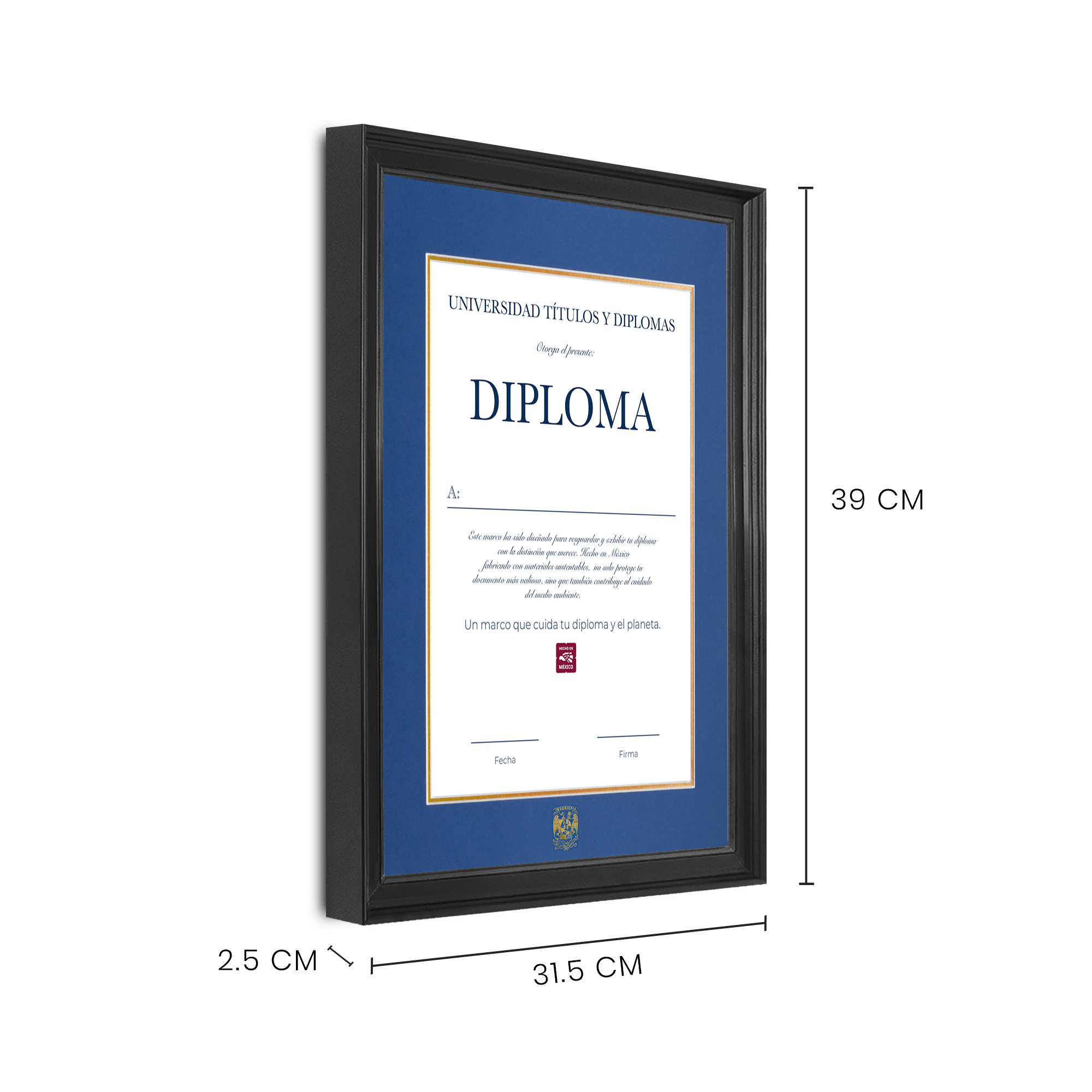 Diploma UNAM de Madera Facultad de Ingeniería