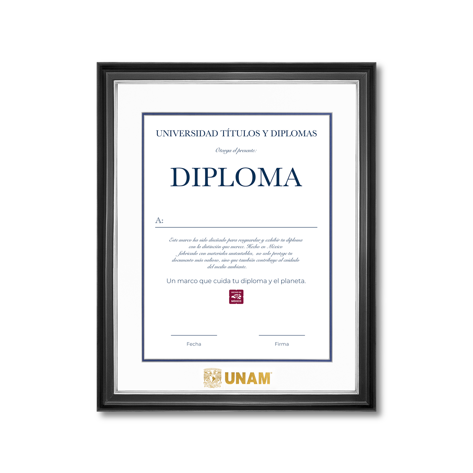 Diploma UNAM de Madera