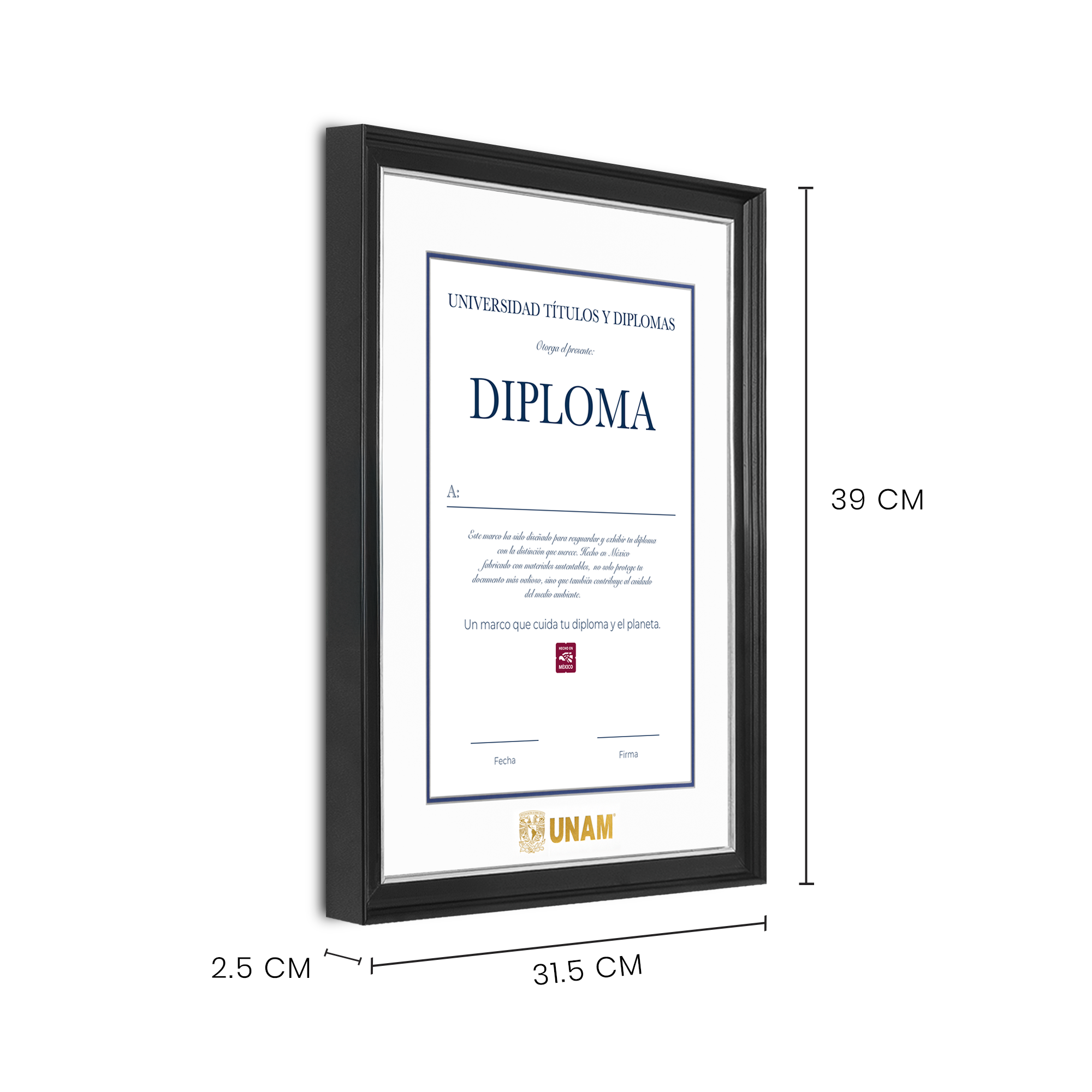 Diploma UNAM de Madera Facultad de Ingeniería