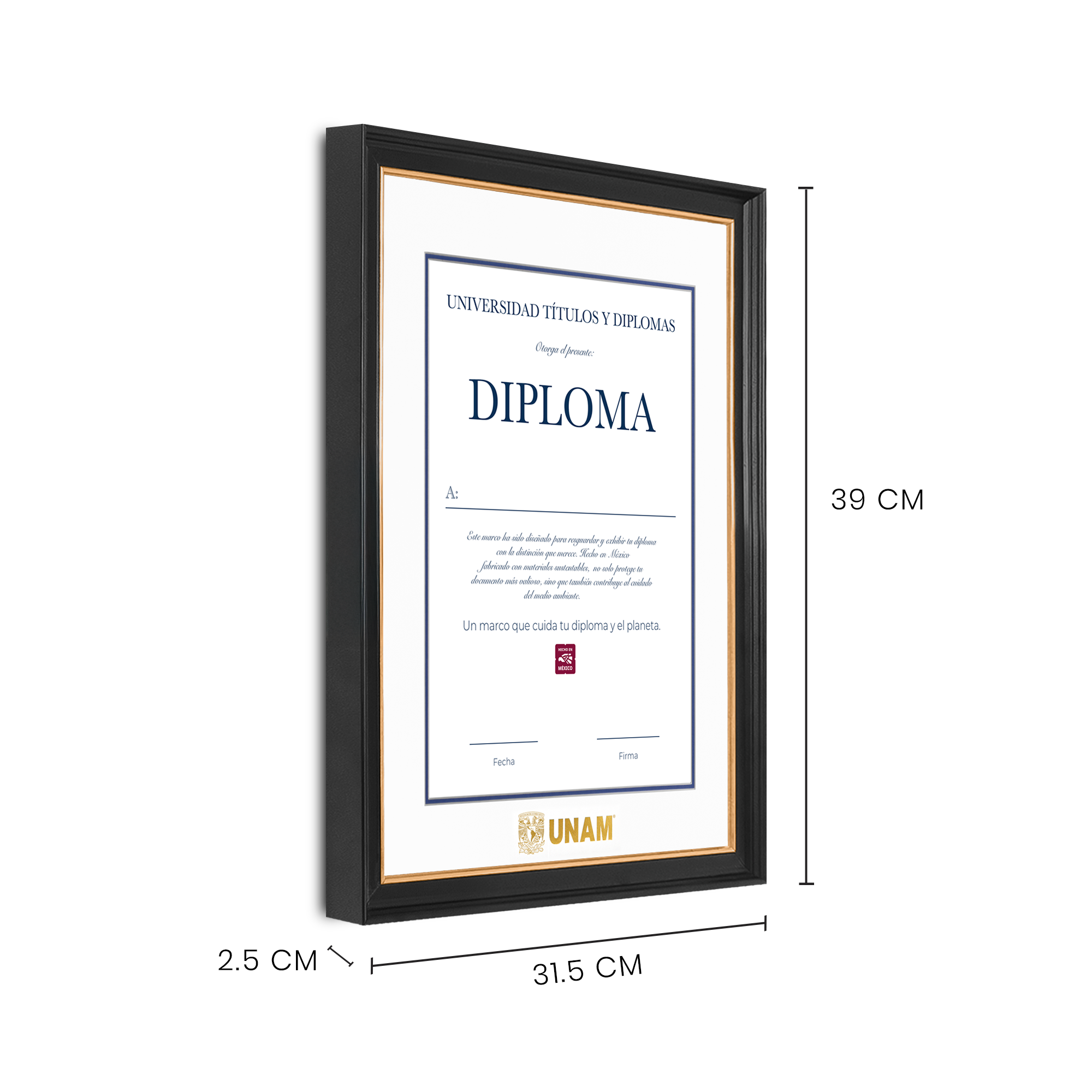 Diploma UNAM de Madera