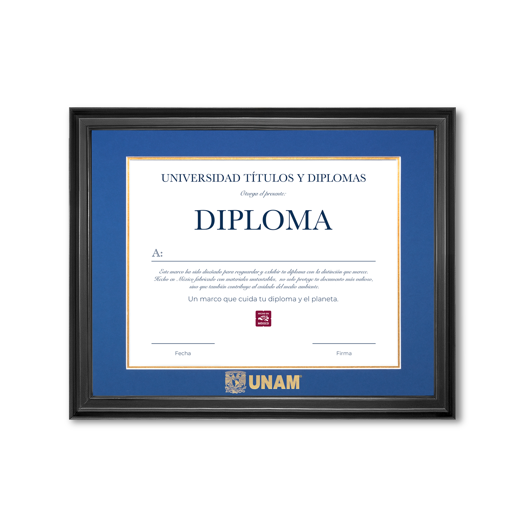 Diploma UNAM de Madera