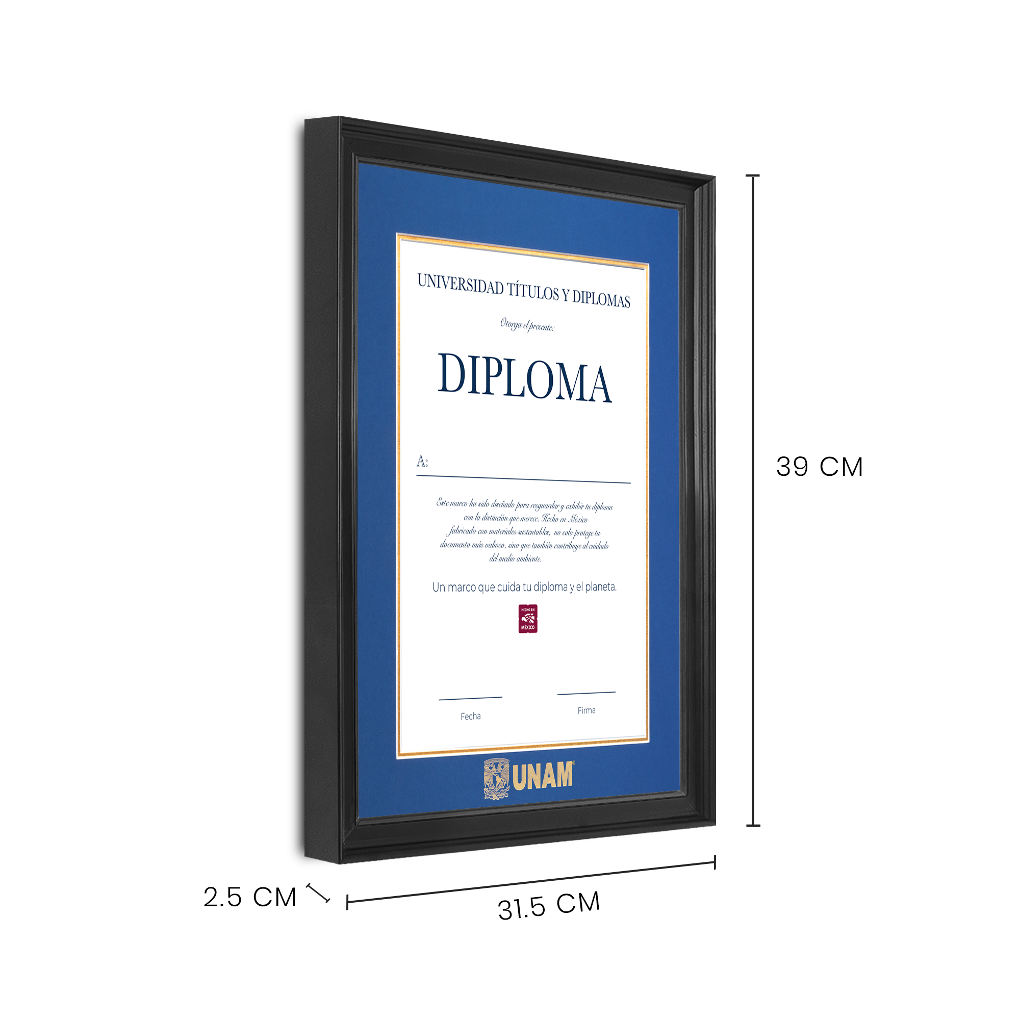 Diploma UNAM de Madera