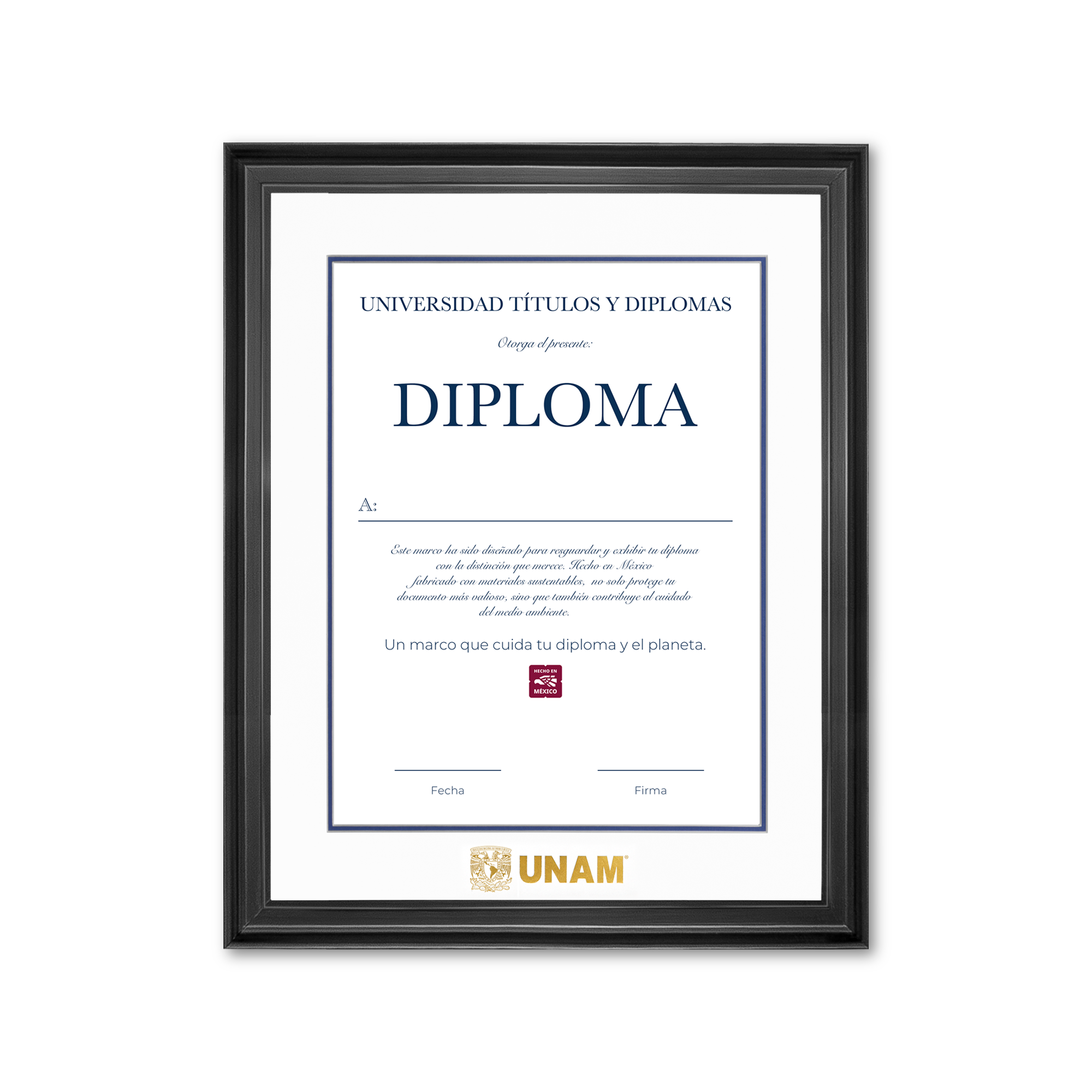Diploma UNAM de Madera