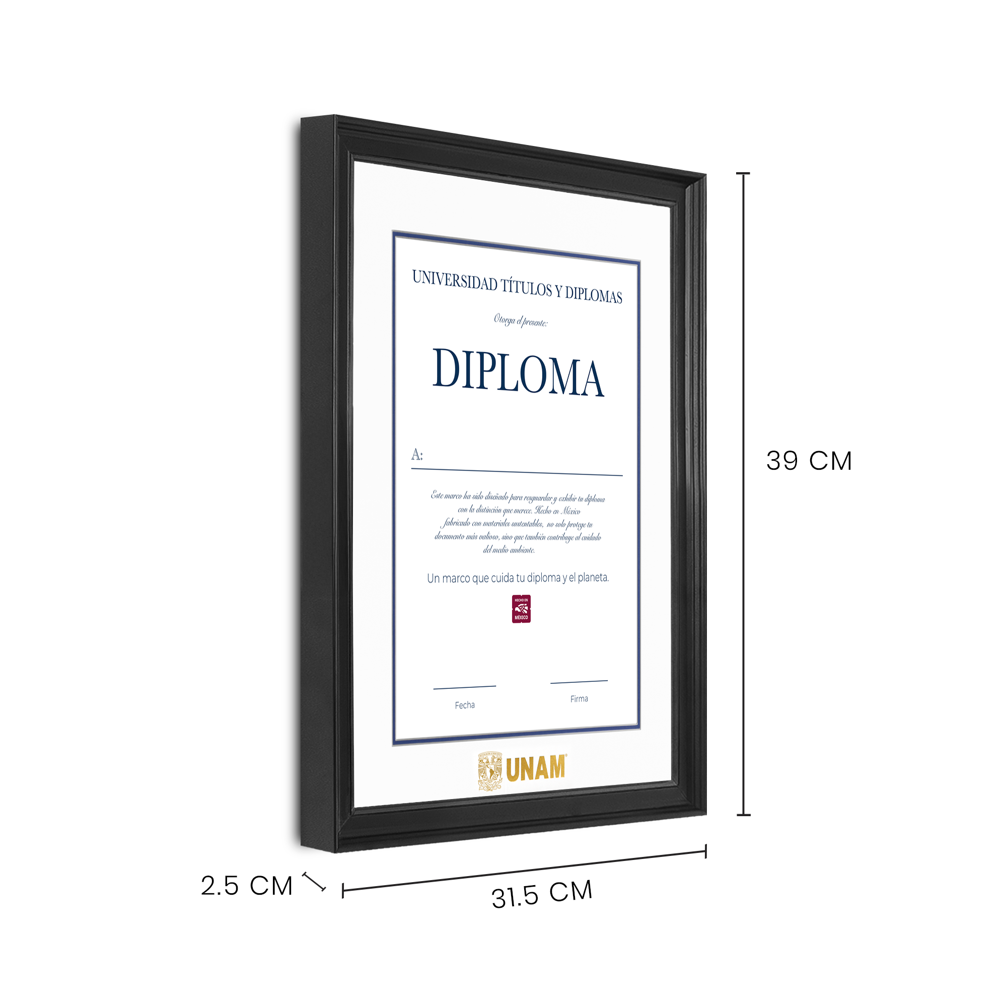 Diploma UNAM de Madera
