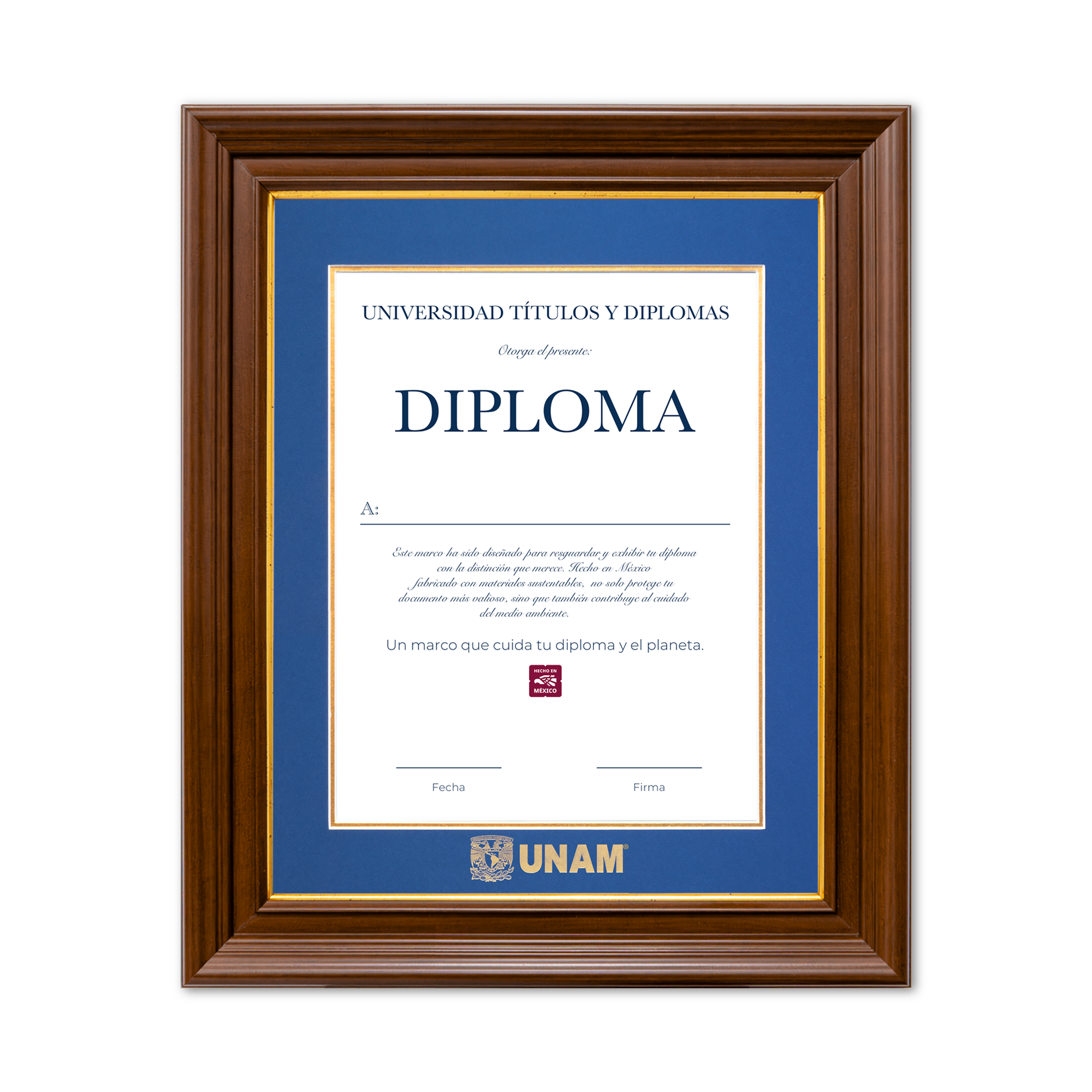 Diploma UNAM de Madera