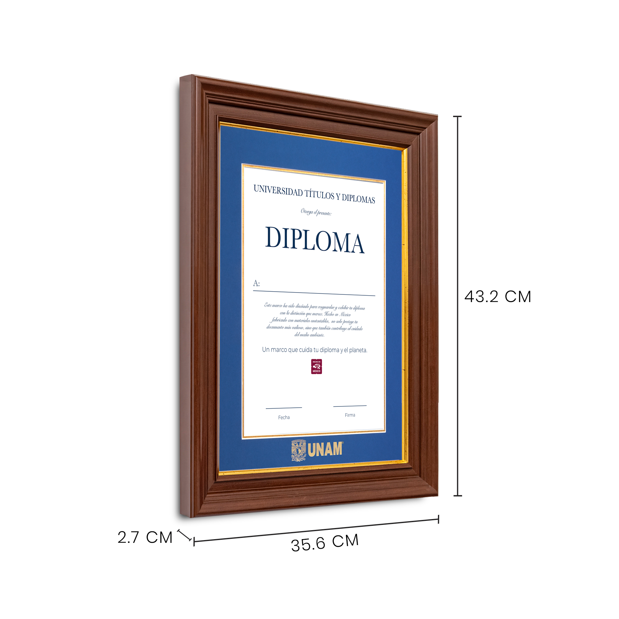 Diploma UNAM de Madera