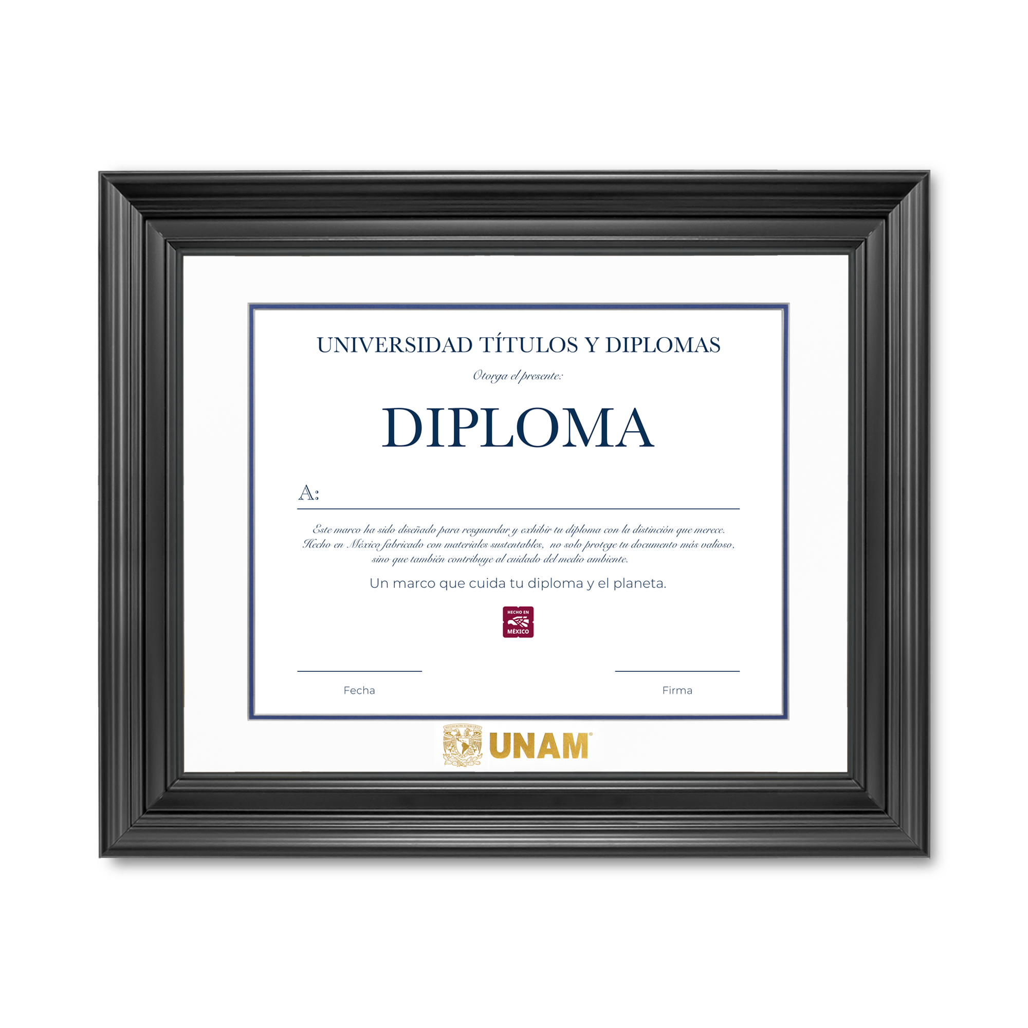 Diploma UNAM de Madera