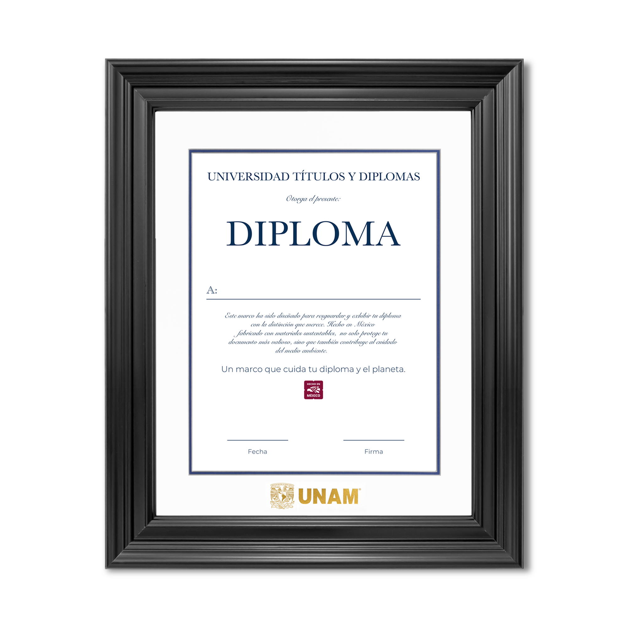 Diploma UNAM de Madera