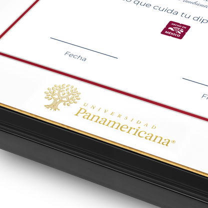 Diploma oficial UP Marco negro